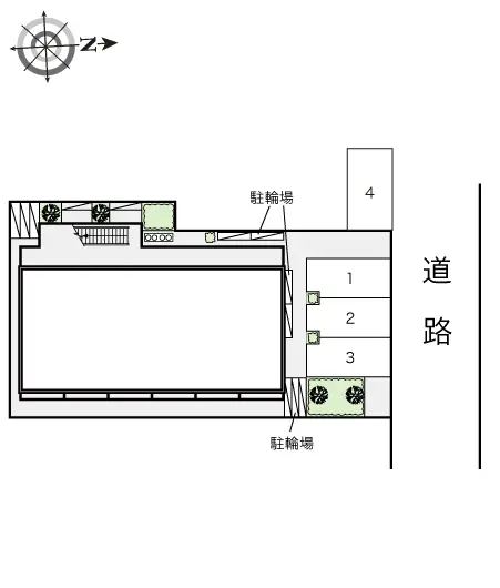 ★手数料０円★大東市新田本町 月極駐車場